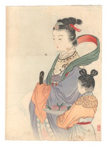 木版口絵　／　武内桂舟