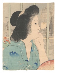 木版口絵　／　鏑木清方