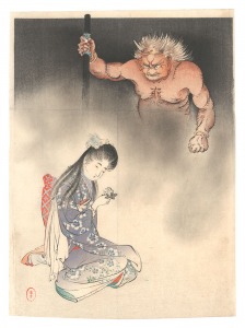 木版口絵　／　水野年方