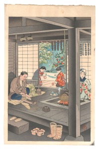 農家の正月　／　日吉守