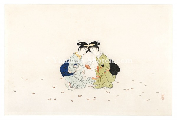 小村雪岱「見立寒山拾得」 | 山田書店美術部オンラインストア