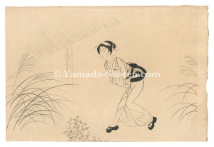 小村雪岱「おせん 暮」