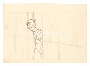 小村雪岱「自筆画稿　邦枝完二『歌麿をめぐる女達』」