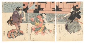 芝居絵　／　豊国初代