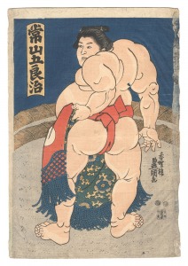 Sumo-e: Tsuneyama Goroji / Toyokuni III
