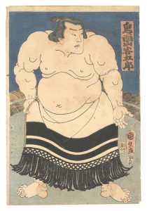 Sumo-e: Kimenzan Tanigoro / Kunihisa