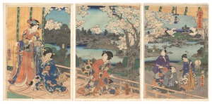 Snow, Moon and Flowers / Toyokuni III