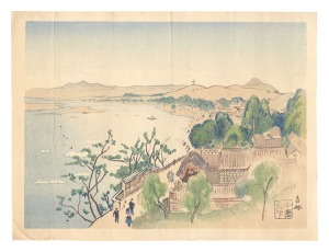 中澤弘光「吉林松花江岸」