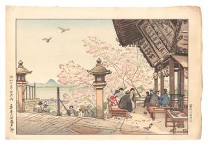 Benkei Chikaramochi at Mii-dera / Nakazawa Hiromitsu