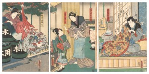 Kabuki Play: Hitokanade Kodakara Soga / Toyokuni III