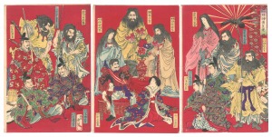 Mirror of Our Country's Revered Deities and Esteemed Emperors / Chikanobu