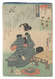 Scenes for the Twelve Correspondences According to the Ise Almanac, Middle Section / Naru: Long Days in the Fourth Month / Toyokuni III