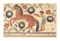 Woodblock New Year's Card