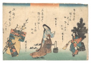 広重初代「正月・如月・弥生（仮題）」