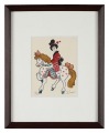 Miss Okyo Riding a Horse