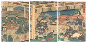 源頼光大江山入之図　／　芳員