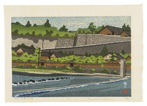 金沢十景 犀川河畔　／　井堂雅夫