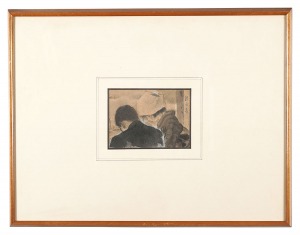 伊東深水「自筆画稿　生きる力」