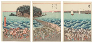 <strong>Hiroshige I</strong><br>Crowds Visiting the Shrine of ......