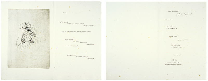ジャック ヴィヨン 詩画集 Ajournement 山田書店美術部オンラインストア ジャック ヴィヨン 詩画集 Ajournement 山田書店美術部オンラインストア