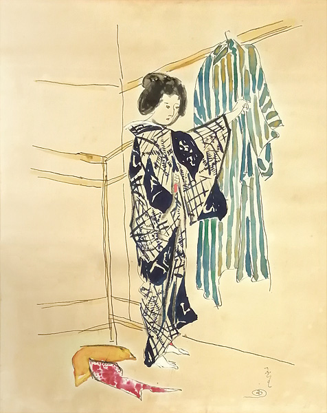 木村荘八 永井荷風 濹東綺譚 お雪 版画原画 山田書店美術部オンラインストア