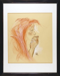 田村能里子　パステル画