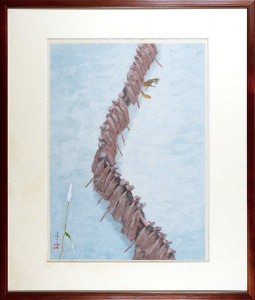 池田遙邨「稲掛」