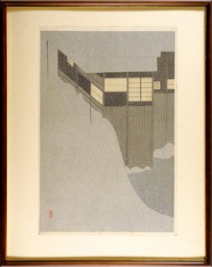 小村雪岱「雪の朝」