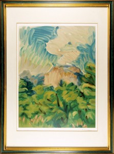 浅間噴煙 ／ 梅原龍三郎