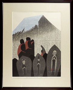 霊峰（１９）野の佛 ／ 斎藤清