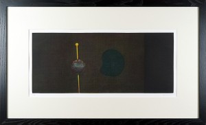 黄色い編み棒 ／ 浜口陽三