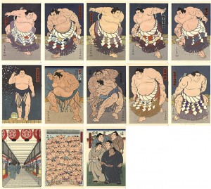 大相撲錦絵 ／ 木下大門