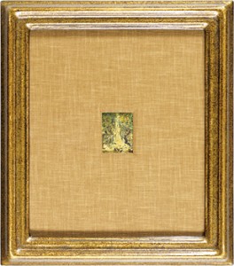 ミニアチュール 『風景（滝）』 ／ 向井潤吉