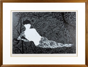 レースの裸婦 １ ／ 加山又造