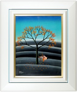 自筆画　秋のお知らせ ／ 久里洋二