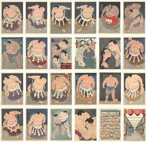 当世大相撲錦絵 ／ 木下大門