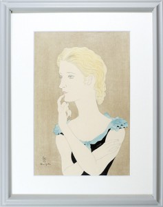 青衣の少女 ／ 藤田嗣治（レオナール・フジタ）