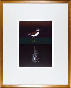 千鳥とほね貝 1989 ／ 加山又造