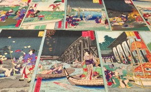 昇斎一景「東京名所三十六戯撰」