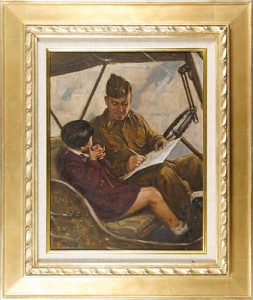 進駐軍と少女 ／ 伊原宇三郎