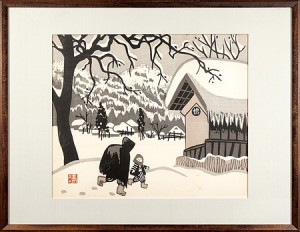 会津の冬 ／ 斎藤清