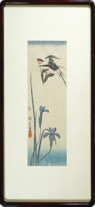 杜若に燕 ／ 広重初代