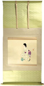 自筆画幅　夕涼み ／ 小早川清