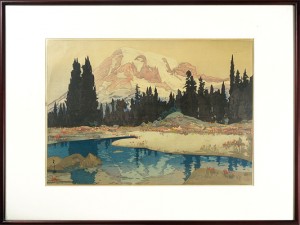 レニヤ山 ／ 吉田博