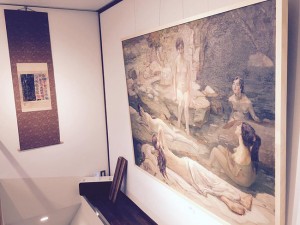 中澤弘光「峡谷温泉」