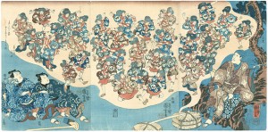 雀踊り ／ 国芳