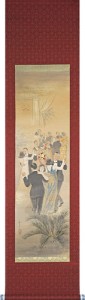 自筆画幅　舞踏会（仮題） ／ 北沢楽天