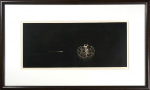 ざくろとナイフ ／ 浜口陽三