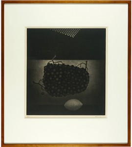 ぶどうの房 ／ 浜口陽三