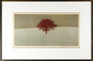 一本の赤い木 ／ 星襄一